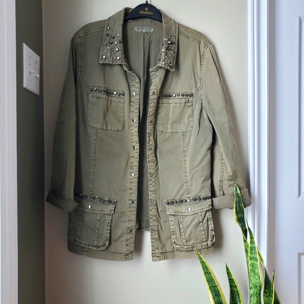 Guess studded army jacket